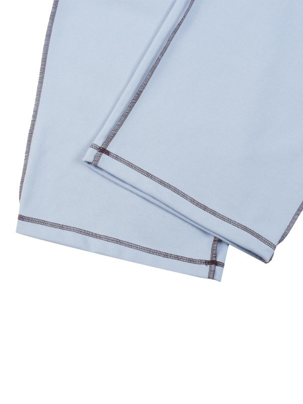 Unisex Raw Edge Topstitch Sweatpants