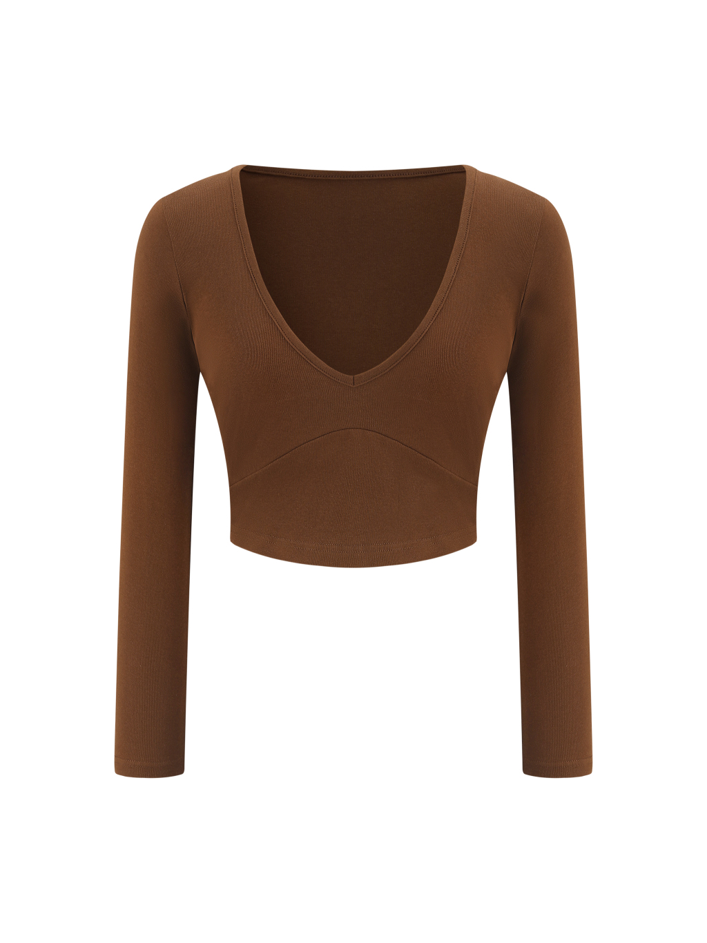 Women's Cropped Long Sleeve T-Shirt - Main Image