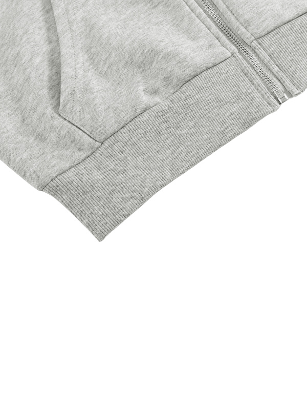 Women's Cropped Full Zip Hoodie