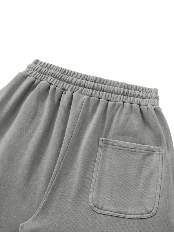 Unisex Vintage Wash Raw Edge Sweatpants
