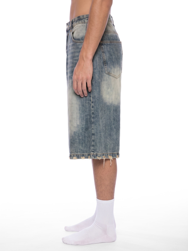Men's Sunfade Distressed Denim Shorts