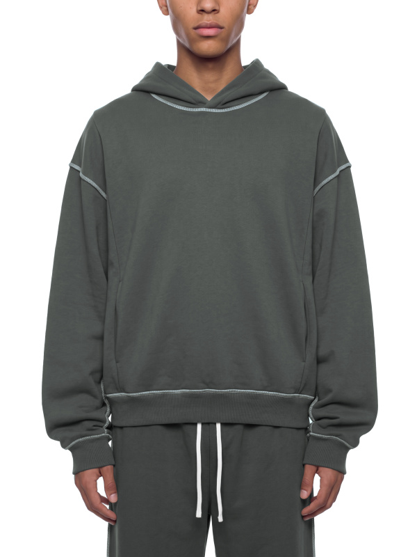 Unisex Boxy Heavyweight Topstitch Hoodie