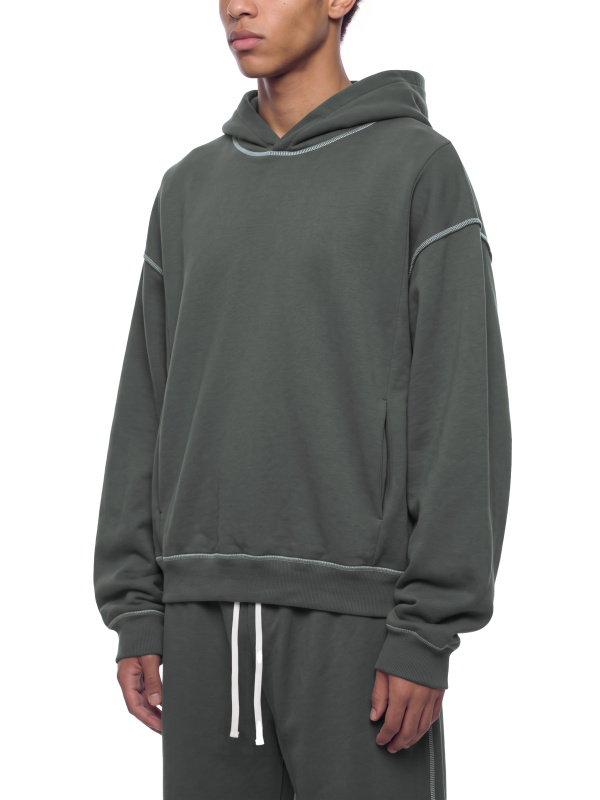 Unisex Boxy Heavyweight Topstitch Hoodie
