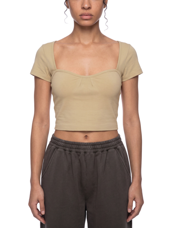 Women's Square Neck Crop T-Shirt