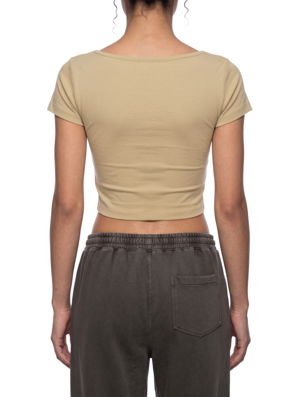 Women's Square Neck Crop T-Shirt