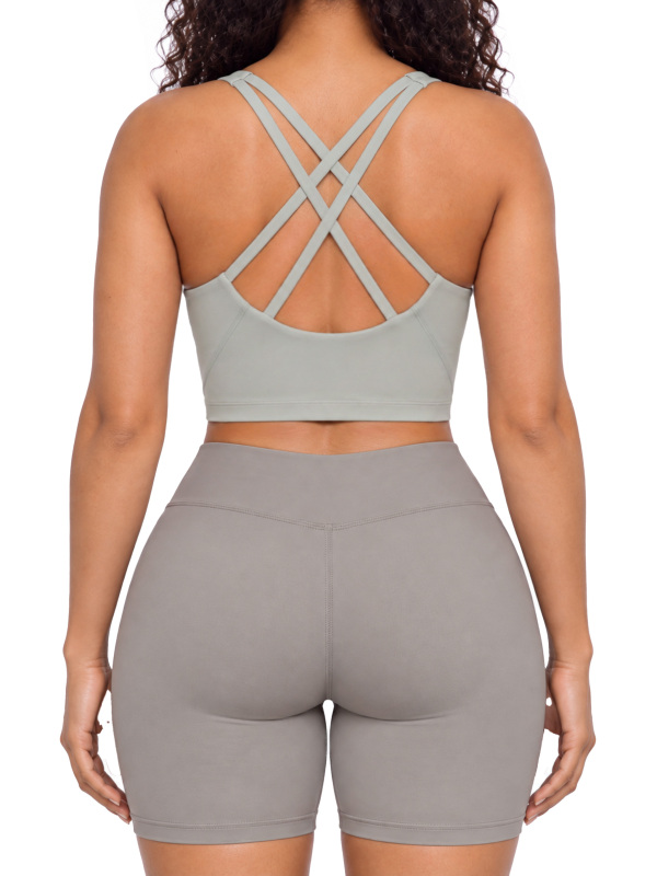 Women's Corss Back Yoga Tank Top