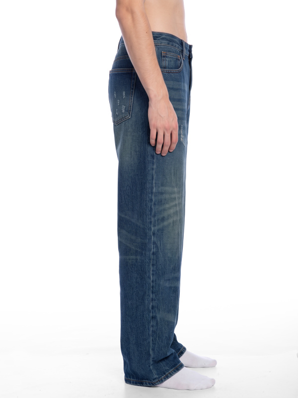 Men's Vintage Wash Denim Jeans