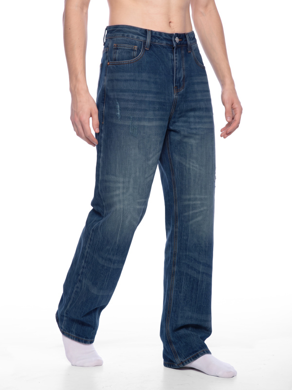 Men's Vintage Wash Denim Jeans