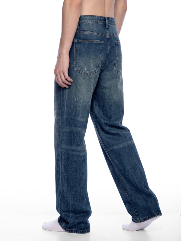 Men's Vintage Wash Denim Jeans