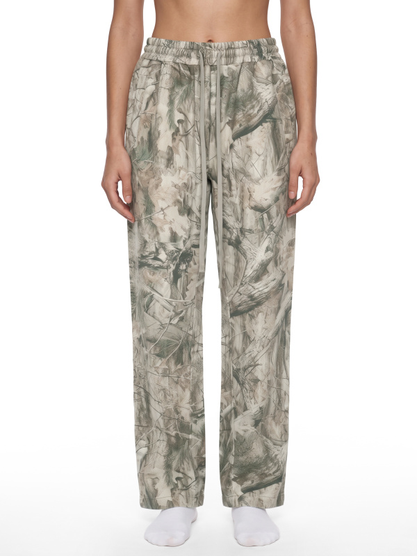 Unisex Fleece Tree Camo Sweatpants