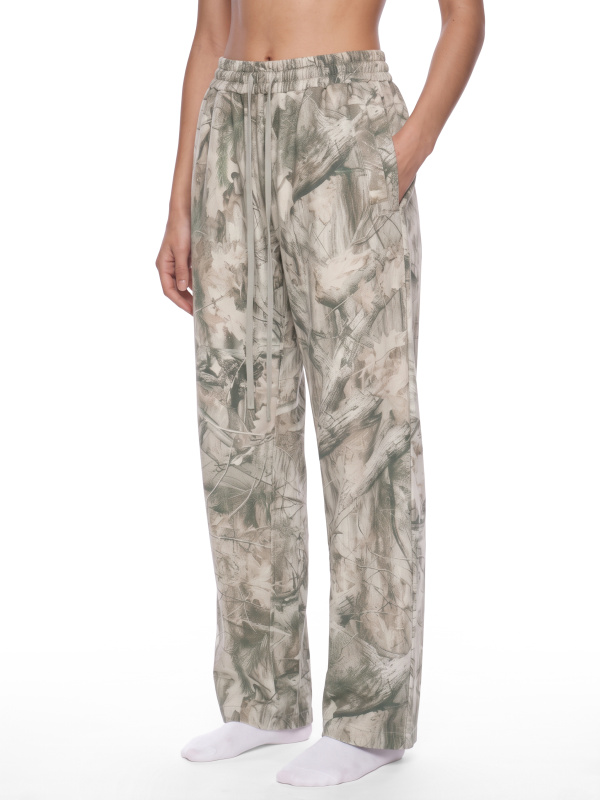 Unisex Fleece Tree Camo Sweatpants