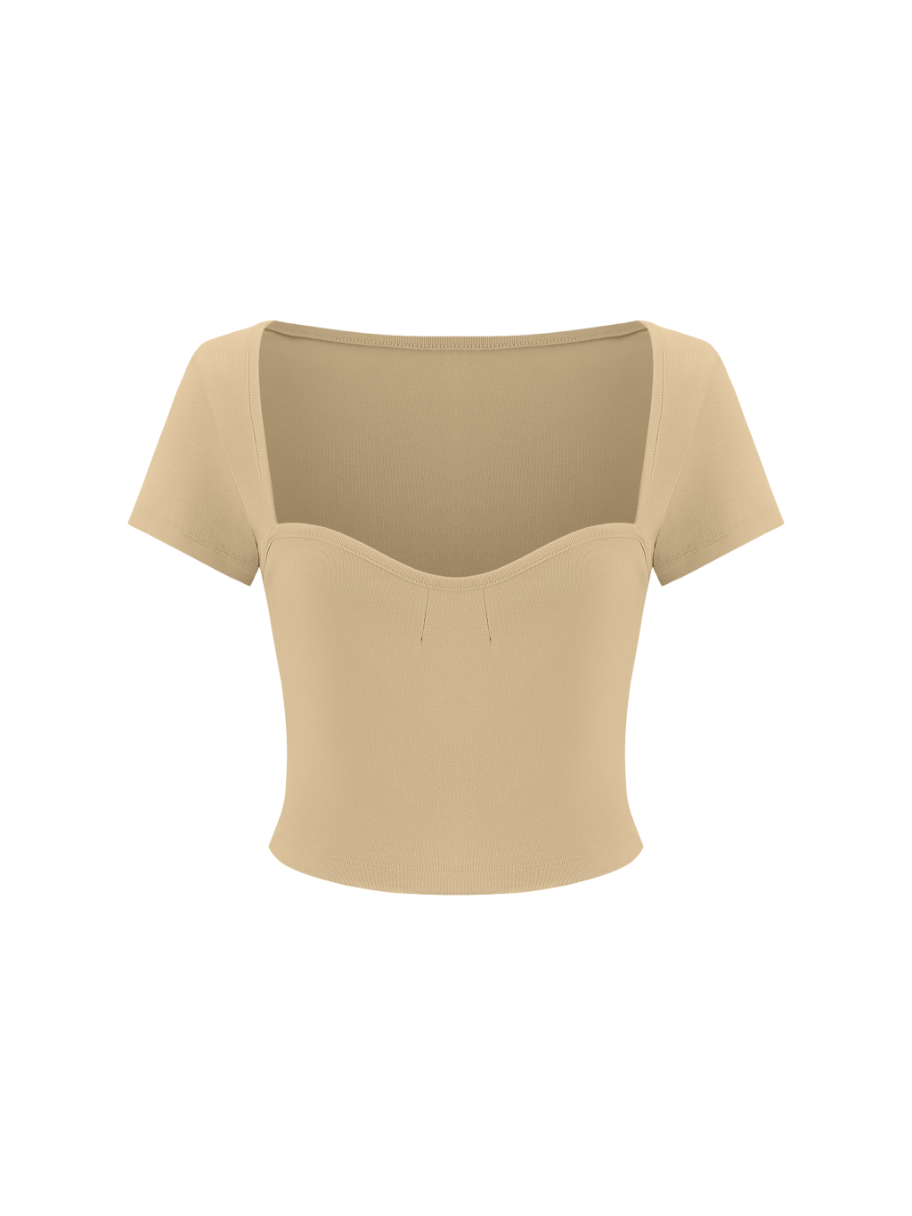 Women's Square Neck Crop T-Shirt - Main Image