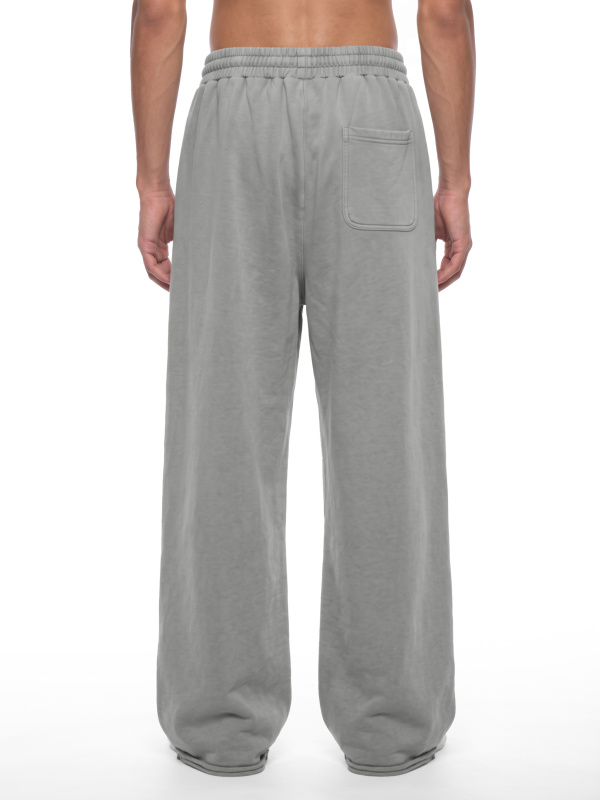 Unisex Vintage Wash Raw Edge Sweatpants