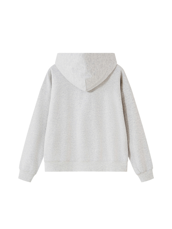 Unisex Oversized Chunky-Zip Boxy Hoodie