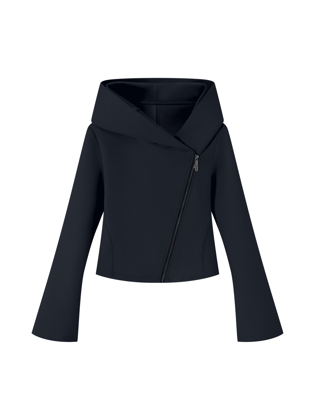 Women's Bell Sleeve Full Zip Hoodie - Main Image