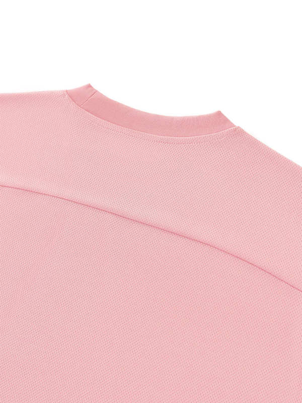 Unisex Boxy Mesh Crewneck T-Shirt