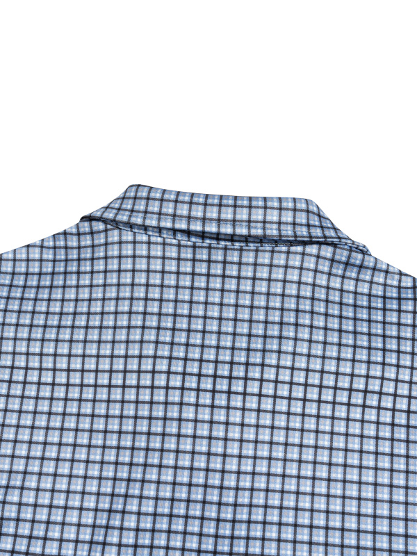 Unisex Plaid Quarter-Zip Sweatshirt