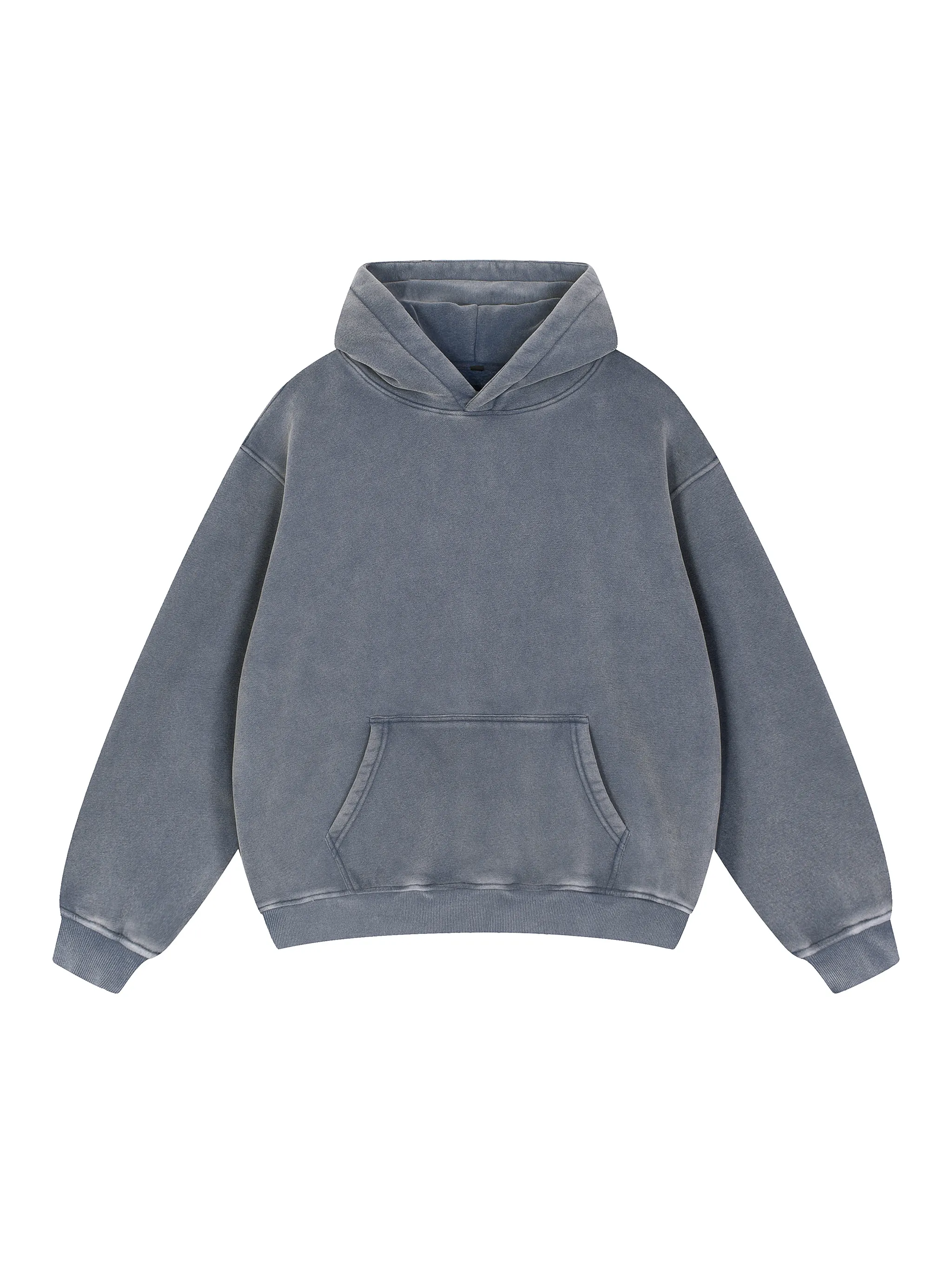 Snow Wash Fleece Oversize Hoodie - Main Image