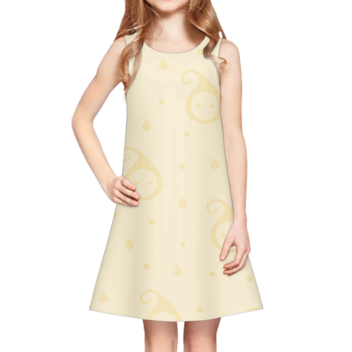 All-Over Print Girls Flare Dress - Print On Demand | HugePOD-4