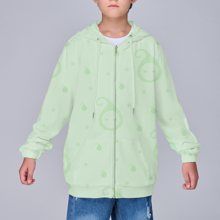 All-Over Print Boys Zip Hoodie - Print On Demand | HugePOD-4