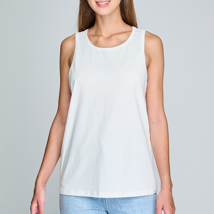 Unisex Cotton Muscle Tank Top - Print On Demand | HugePOD-4