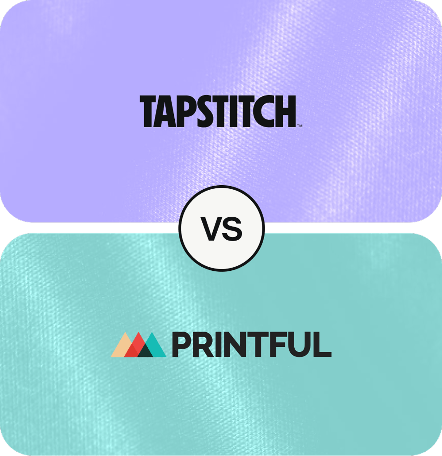 Tapstitch vs Printify logo