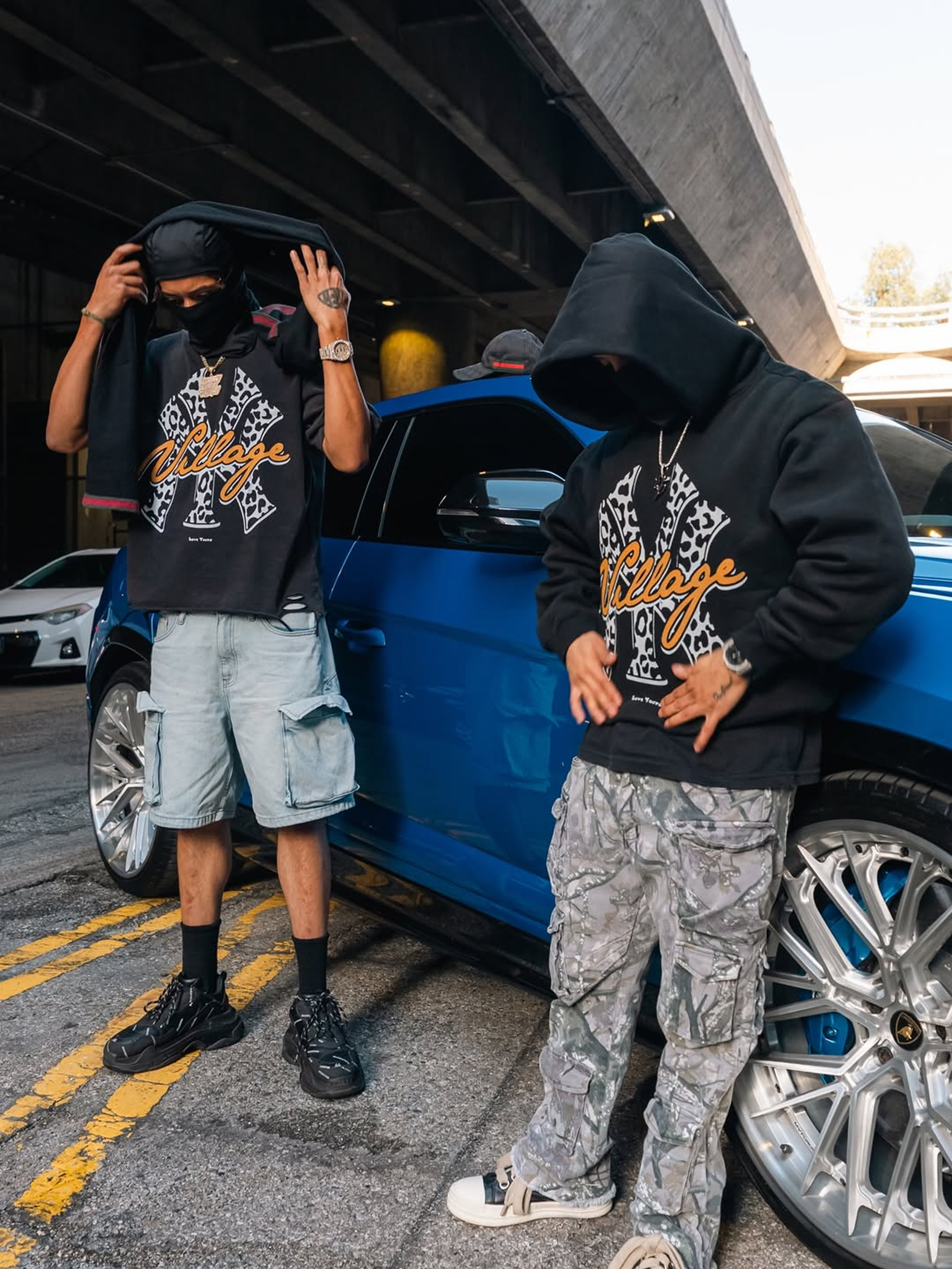 Two custom apparel make from Tapstitch