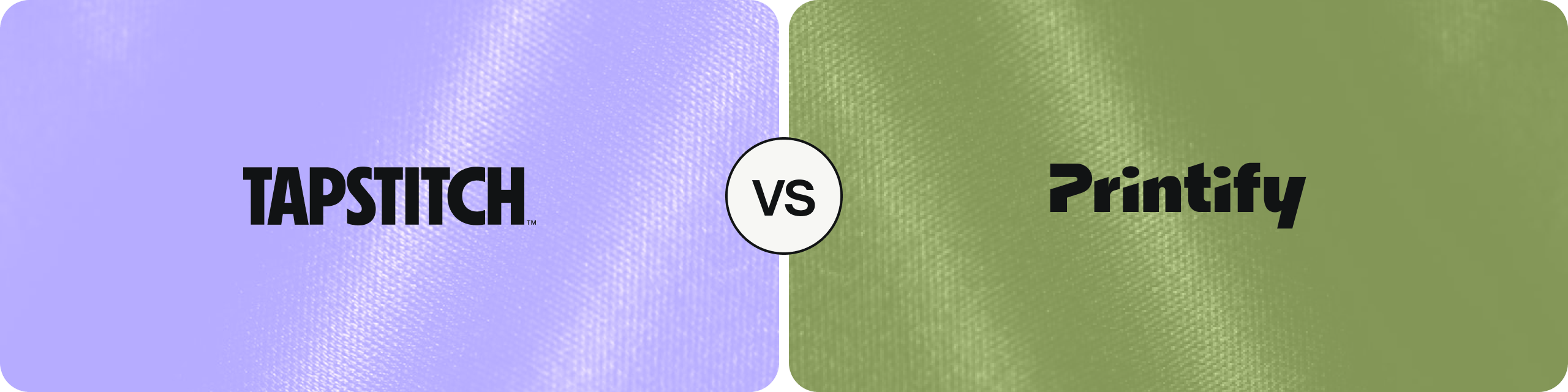 Tapstitch vs Printify logo