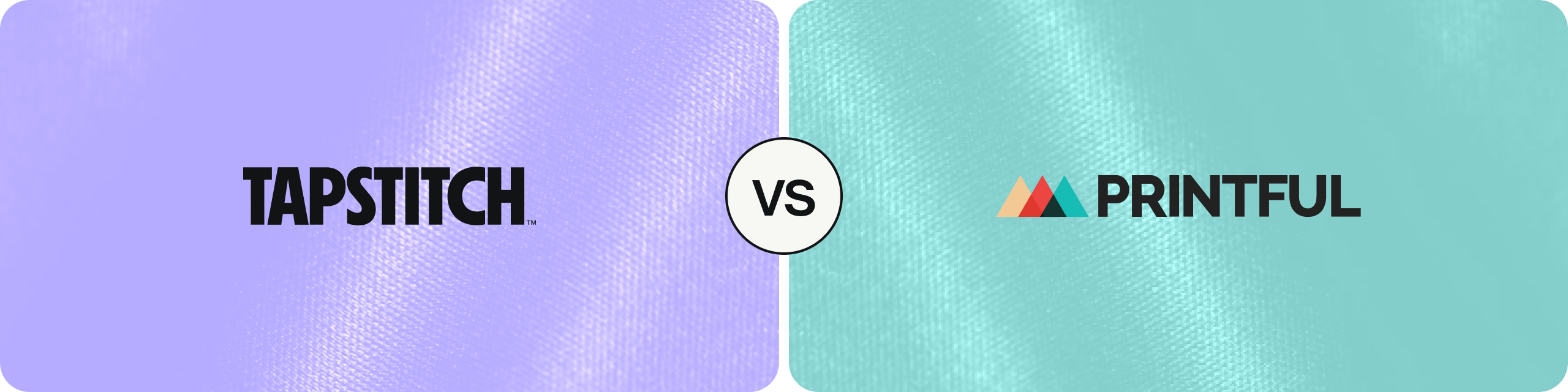 Tapstitch vs Printful logo