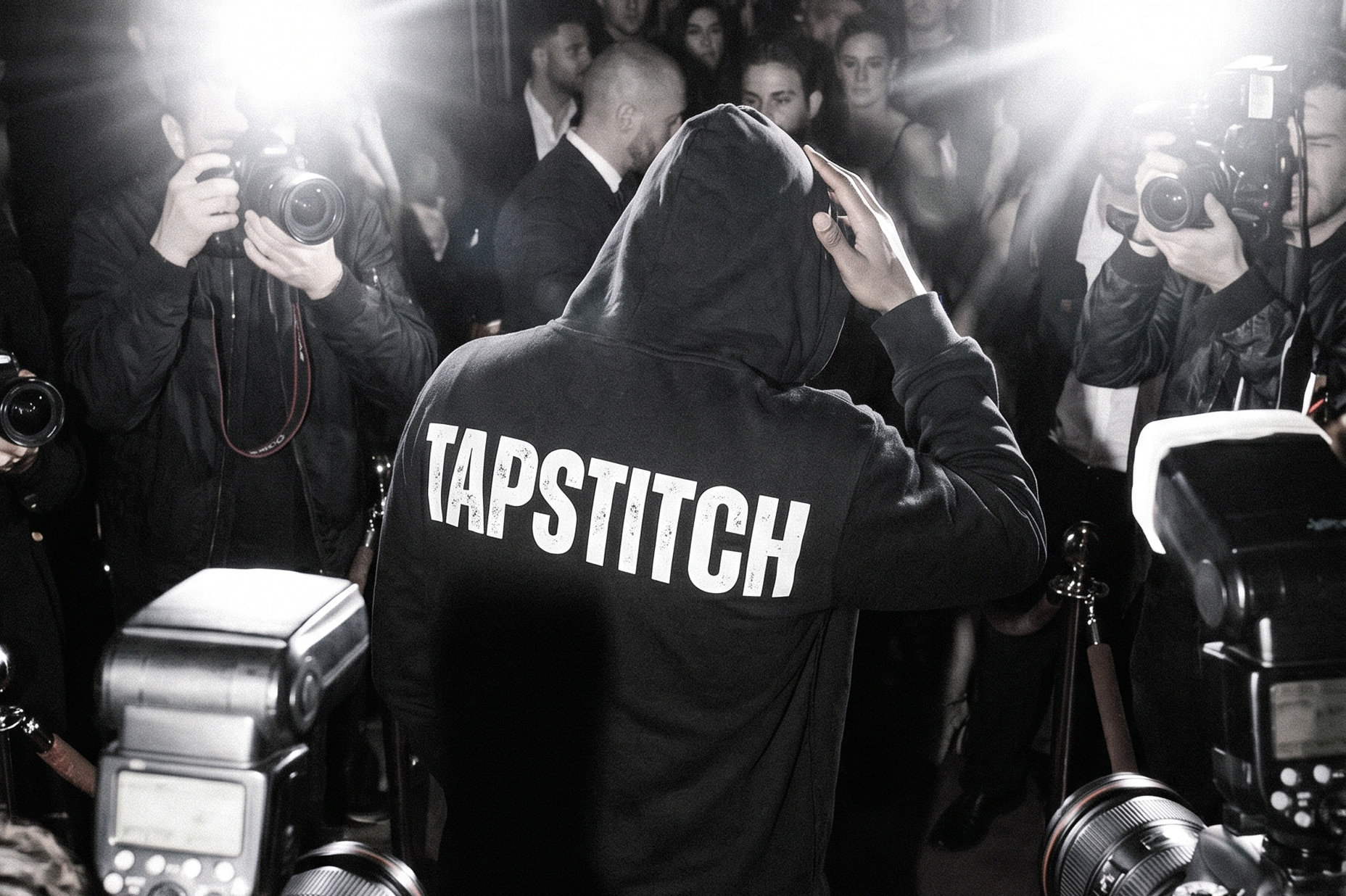 Celebrities wearing Tapstitch custom clothing