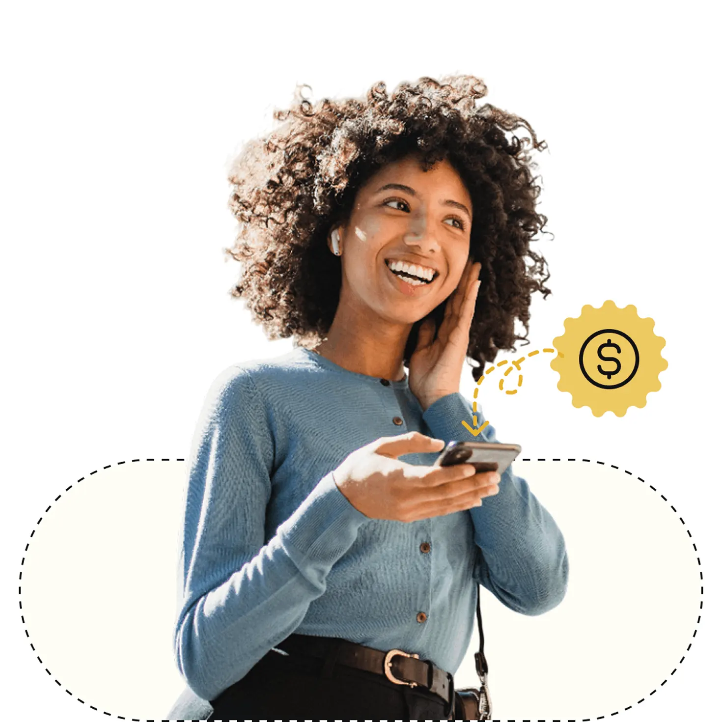 Creator receiving monthly affiliate commission